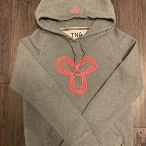 Women’s grey TNA hoodie size medium